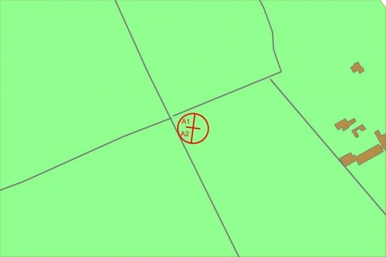 Схема рекламної площини за адресою Столичне шосе,  поворот на дамбу - 2 Схема рекламної площини за адресою Столичне шосе,  поворот на дамбу - 2