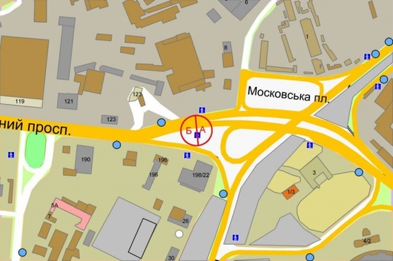 Схема рекламної площини за адресою Валерия Лобановского (Краснозвездный) проспект, выезд с Московской площади Схема рекламної площини за адресою Валерия Лобановского (Краснозвездный) проспект, выезд с Московской площади