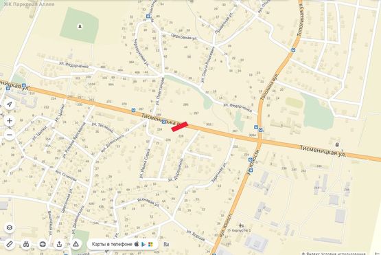 Схема рекламной плоскости по адресу Тисменицька (виїзд на Київ) Схема рекламной плоскости по адресу Тисменицька (виїзд на Київ)