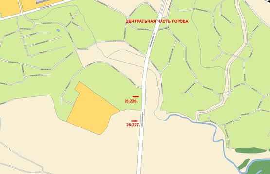 Схема рекламної площини за адресою Калинівська вул. Схема рекламної площини за адресою Калинівська вул.