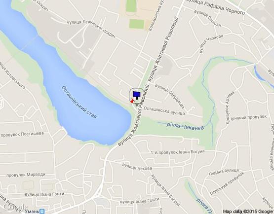 Схема рекламної площини за адресою (ул.Жовтневой революции)вул. Незалежності,  24,  (Осташевская гребля) ЛЕВЫЙ, сторона Б