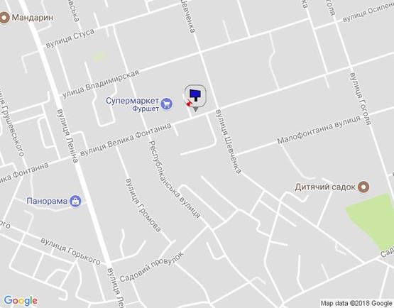 Схема рекламной плоскости по адресу (ул.Парижской Коммуны)  вул. Велика Фонтанна, 37,  стоянка Фокстрот, Надра Банк, (забор Фуршета), 3-й справа, сторона Б