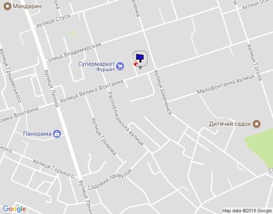 Схема рекламной плоскости по адресу (ул.Парижской Коммуны)  вул. Велика Фонтанна, 37,  стоянка Фокстрот, Надра Банк, (забор Фуршета), 5-й справа, сторона Б