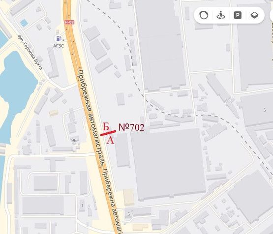 Схема рекламної площини за адресою Набережная-АвтоЗАЗ Схема рекламної площини за адресою Набережная-АвтоЗАЗ