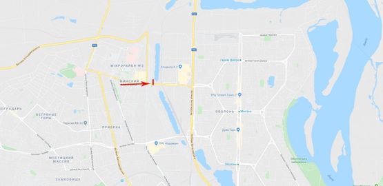 Схема рекламної площини за адресою Полярная ул. 19