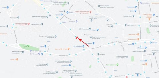 Схема рекламної площини за адресою Свободы пр-т 4 напротив Схема рекламної площини за адресою Свободы пр-т 4 напротив