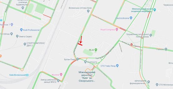 Схема рекламной плоскости по адресу Волынская ул. 65 (№2) Схема рекламной плоскости по адресу Волынская ул. 65 (№2)