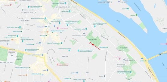 Схема рекламної площини за адресою Грушевского Михаила ул. 28/2