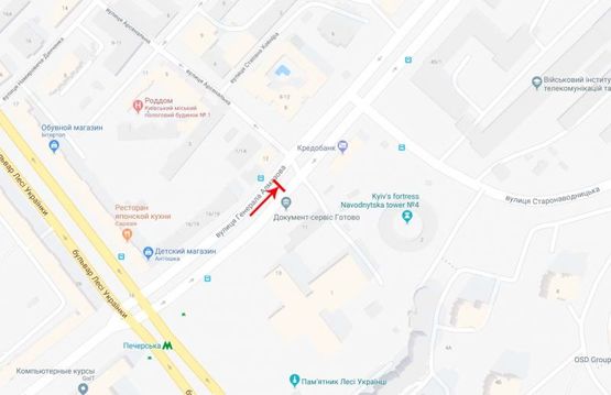 Схема рекламной плоскости по адресу Алмазова генерала ул. 11 Схема рекламной плоскости по адресу Алмазова генерала ул. 11