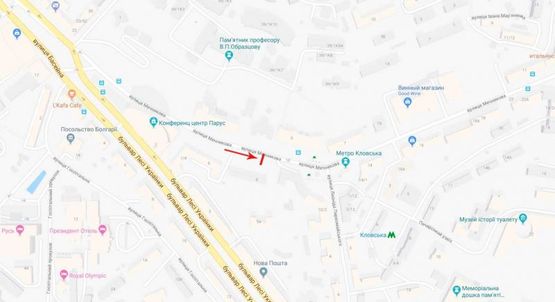 Схема рекламной плоскости по адресу Мечникова ул. 8