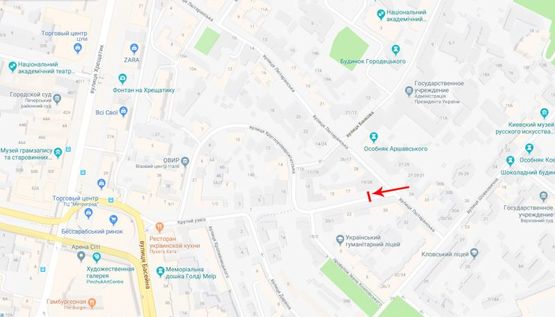 Схема рекламної площини за адресою Круглоуниверситетская ул. 19/28