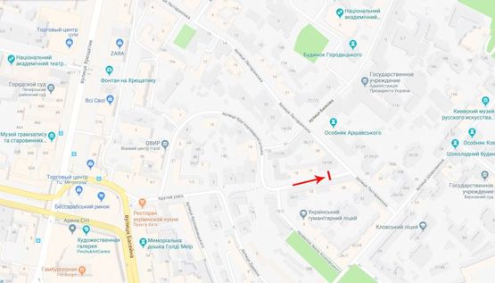 Схема рекламної площини за адресою Круглоуниверситетская ул. 19/28