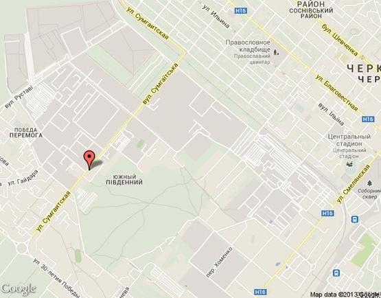 Схема рекламної площини за адресою г. Черкассы, ул. Сумгаитская,21,- за рынком, остановка, напротив Фокстрот, Фуршет, АЗС Схема рекламної площини за адресою г. Черкассы, ул. Сумгаитская,21,- за рынком, остановка, напротив Фокстрот, Фуршет, АЗС