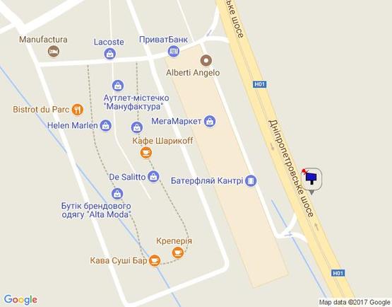 Схема рекламной плоскости по адресу Дніпровське шосе, поворот на с. Ходосеевка, напротив ТРЦ "Мегамаркет в Ходосіївці", "Киев-Обухов", км 24+050 лево