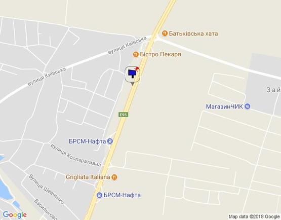 Схема рекламної площини за адресою смт. Глеваха, траса М-05 Київ-Одеса, км 24+535 право Схема рекламної площини за адресою смт. Глеваха, траса М-05 Київ-Одеса, км 24+535 право