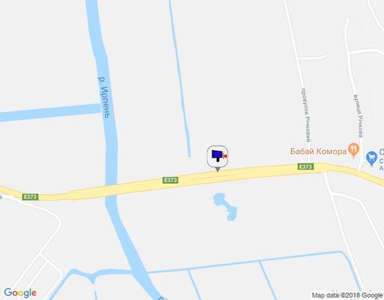 Схема рекламной плоскости по адресу м. Ірпінь, траса М-07, км 22+950 право Схема рекламной плоскости по адресу м. Ірпінь, траса М-07, км 22+950 право