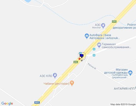 Схема рекламної площини за адресою с. Чабани, траса М-05 Київ-Одеса, км 16+630 ліво Схема рекламної площини за адресою с. Чабани, траса М-05 Київ-Одеса, км 16+630 ліво