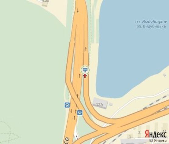 Схема рекламной плоскости по адресу Надднепрянское шоссе, съезд с моста "Дарницкого" Схема рекламной плоскости по адресу Надднепрянское шоссе, съезд с моста "Дарницкого"