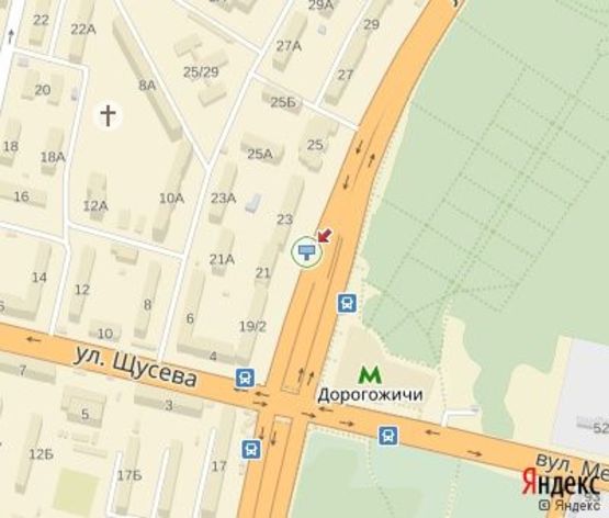 Схема рекламной плоскости по адресу Телиги ул., 23 (ст. м. "Дорогожичи", на ТЦ " Большевик") Схема рекламной плоскости по адресу Телиги ул., 23 (ст. м. "Дорогожичи", на ТЦ " Большевик")