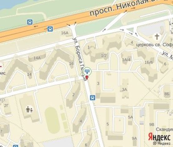 Схема рекламной плоскости по адресу Гмыри Б. ул., 3, 180 м. до  Бажана Н. пр. Схема рекламной плоскости по адресу Гмыри Б. ул., 3, 180 м. до  Бажана Н. пр.