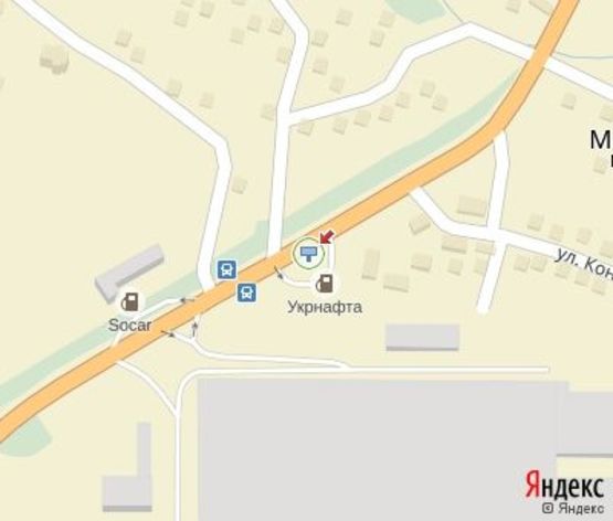 Схема рекламної площини за адресою Киевская трасса (с. Малехов, АЗС "Укрнафта") Схема рекламної площини за адресою Киевская трасса (с. Малехов, АЗС "Укрнафта")