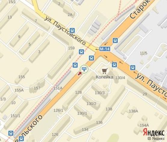 Схема рекламной плоскости по адресу Добровольского пр., 128 - Паустовского ул. Схема рекламной плоскости по адресу Добровольского пр., 128 - Паустовского ул.