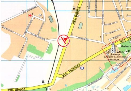 Схема рекламной плоскости по адресу Ивана Мазепы ул. (рынок "Висла") Схема рекламной плоскости по адресу Ивана Мазепы ул. (рынок "Висла")