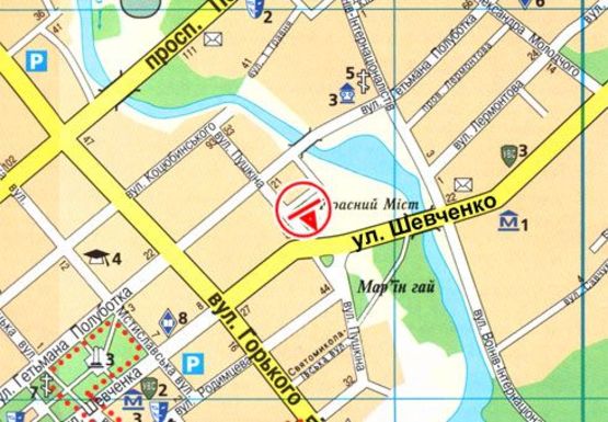 Схема рекламной плоскости по адресу Пушкина ул., 21, верхний Схема рекламной плоскости по адресу Пушкина ул., 21, верхний