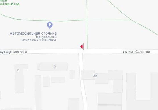 Схема рекламної площини за адресою Салютная, 2 ул. Схема рекламної площини за адресою Салютная, 2 ул.