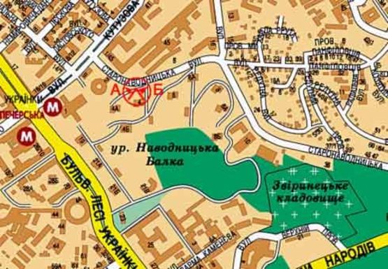 Схема рекламної площини за адресою Старонаводницкая ул.