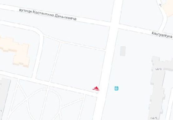 Схема рекламної площини за адресою Маяковского пр., 81/11