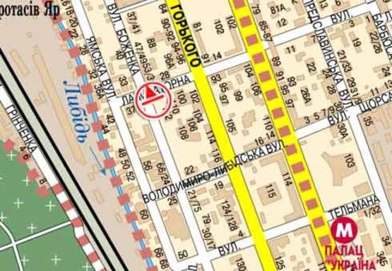 Схема рекламної площини за адресою Малевича ул. (Боженко ул.) - Лабораторная ул.