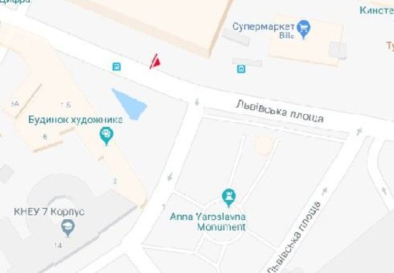 Схема рекламної площини за адресою Сечевых Стрельцов ул., 8