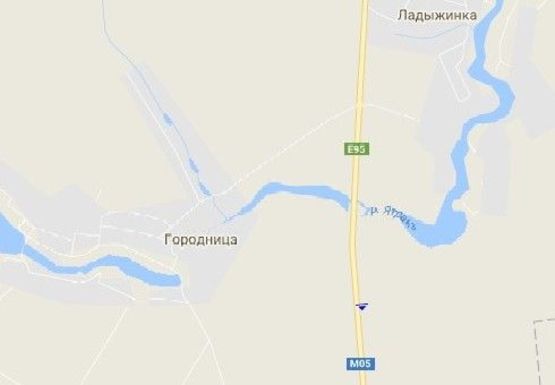 Схема рекламной плоскости по адресу Трасса Полтава-Днепр Полтава-Кременчуг