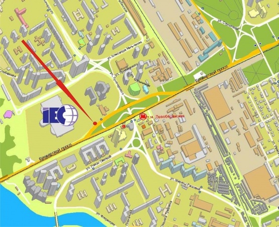 Схема рекламной плоскости по адресу Броварской просп. (ст.м. «Левобережная»)-в центр-призма2