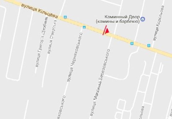 Схема рекламної площини за адресою Кольцевая ул. - Архитектурная ул. Схема рекламної площини за адресою Кольцевая ул. - Архитектурная ул.