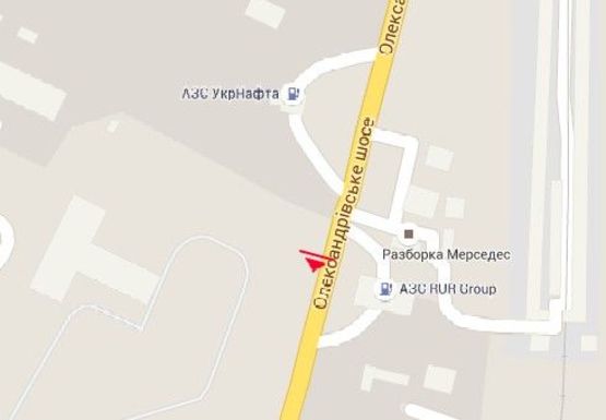 Схема рекламной плоскости по адресу Александрийское шоссе, 4, АЗС "РУР" Схема рекламной плоскости по адресу Александрийское шоссе, 4, АЗС "РУР"