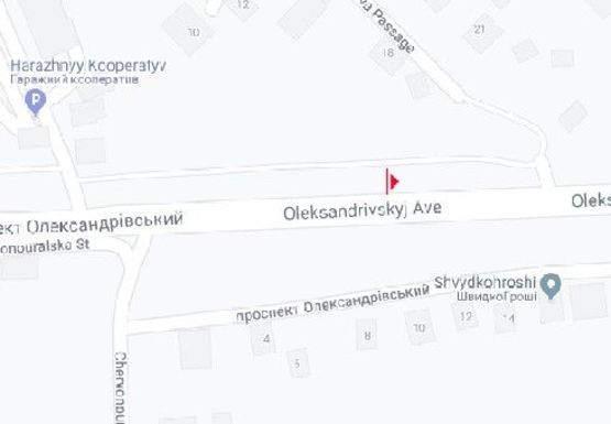 Схема рекламної площини за адресою Александровский пр. - Васнецова проезд