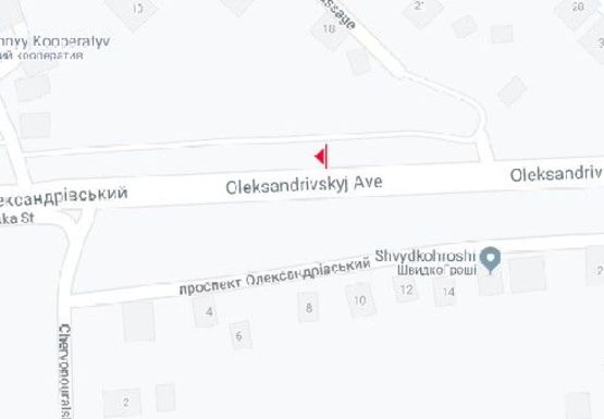 Схема рекламної площини за адресою Александровский пр. - Васнецова проезд Схема рекламної площини за адресою Александровский пр. - Васнецова проезд