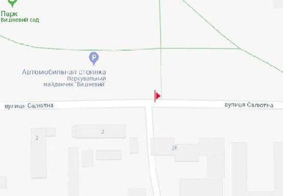 Схема рекламної площини за адресою Салютная, 2 ул.