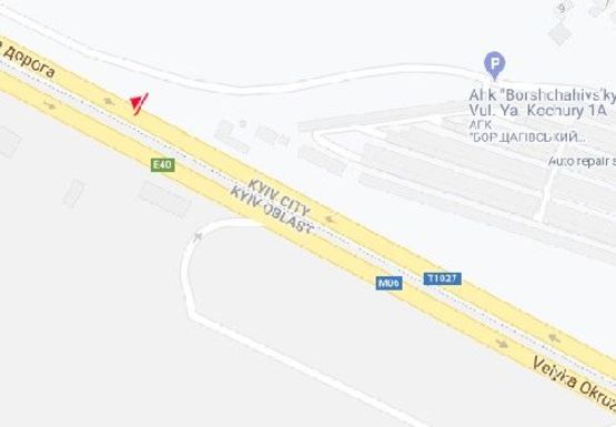 Схема рекламної площини за адресою Кольцевая дорога