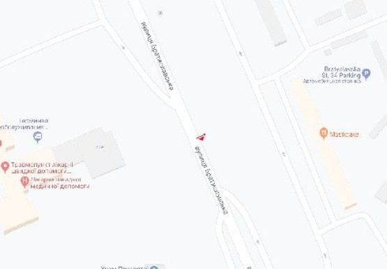 Схема рекламной плоскости по адресу Братиславская ул., 34 Схема рекламной плоскости по адресу Братиславская ул., 34