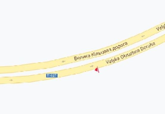 Схема рекламной плоскости по адресу Большая Кольцевая дорога ул.