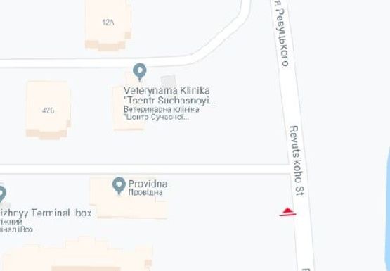 Схема рекламной плоскости по адресу Ревуцкого ул., 44