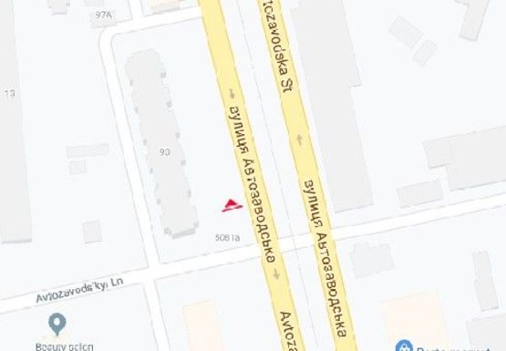 Схема рекламной плоскости по адресу Автозаводская ул., 93 Схема рекламной плоскости по адресу Автозаводская ул., 93