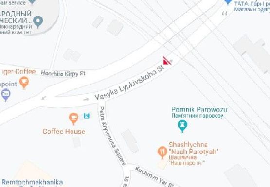 Схема рекламной плоскости по адресу Липковского ул. (бывш. Урицкого ул.) (8)