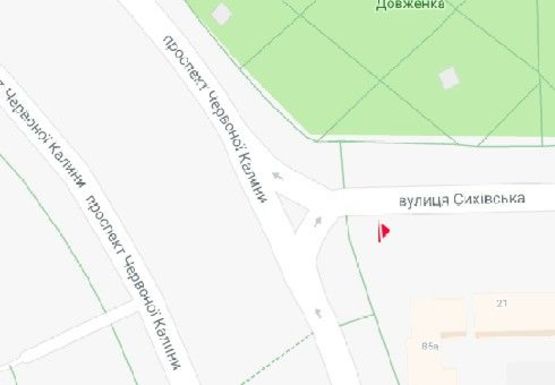 Схема рекламной плоскости по адресу Красной Калины пр. - Сыхивская ул. Схема рекламной плоскости по адресу Красной Калины пр. - Сыхивская ул.