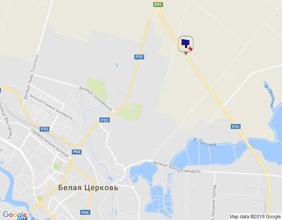 Схема рекламной плоскости по адресу траса М-05 Київ-Одеса, км 81+045 право