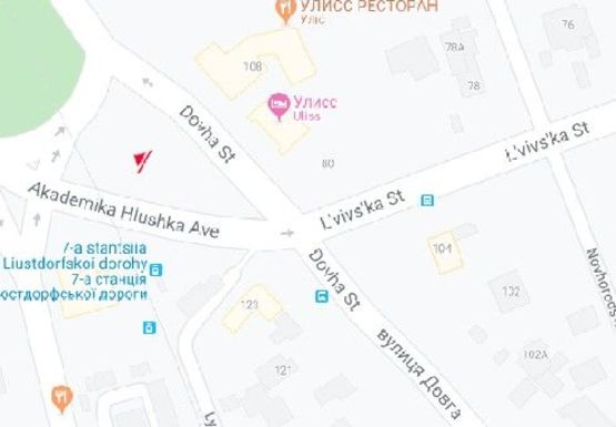 Схема рекламной плоскости по адресу Люстдорфская дорога, 160