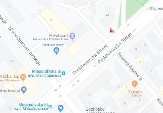 Схема рекламной плоскости по адресу Прохоровская ул., 4а